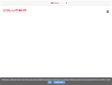 Tablet Screenshot of columbiasrl.it